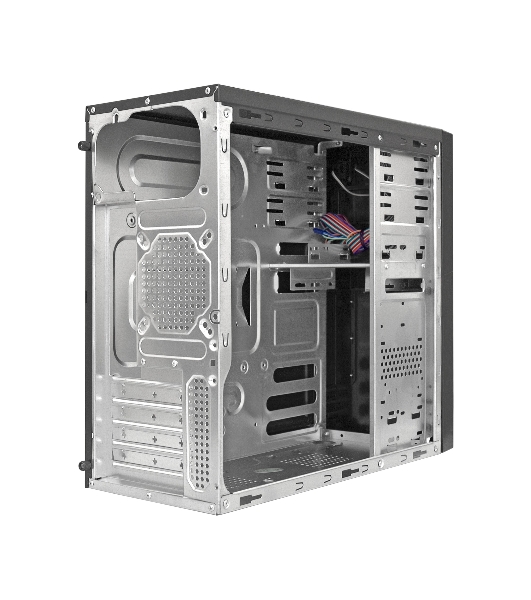 Компьютерный корпус Minitower ExeGate MA-372UX Black, mATX без БП 2*USB+2*USB3.0, Audio