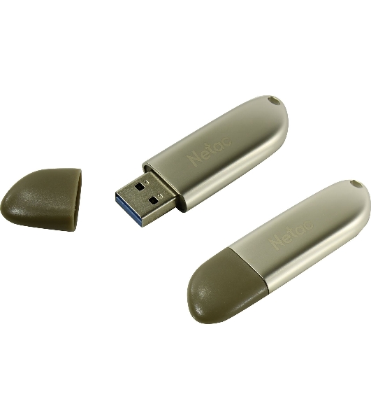 Флешка USB Netac U352 (NT03U352N-032G-20PN), 32Gb, USB 2.0, R/W 50/15, серебристый