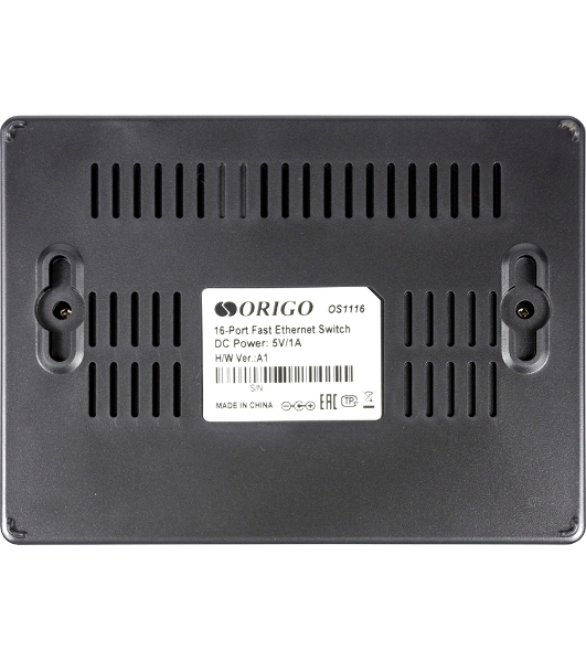 Коммутатор неуправляемый 16-портовый ORIGO OS1116/A1A 10/100 Мбит/с