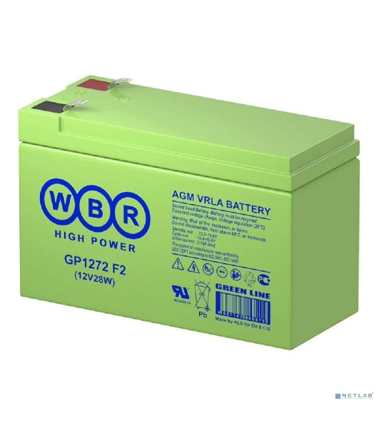 Батарея WBRGP1272 F2 (12V28W) 12В 7.2А.ч