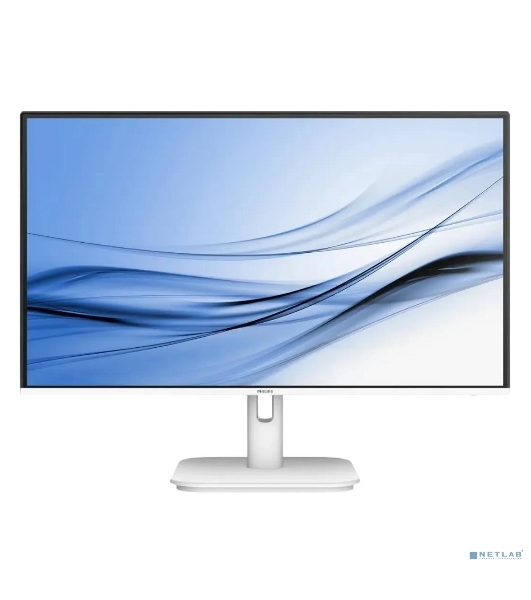 Монитор 27' Philips 27E1N1200AW IPS 1920x1080, 100 Гц, 4 мс, 16:9, 300 кд/м², HDMI 1.4, DP 1.2, VGA, 3.5 мм, динамики (2x2 Вт), Adaptive-Sync, белый