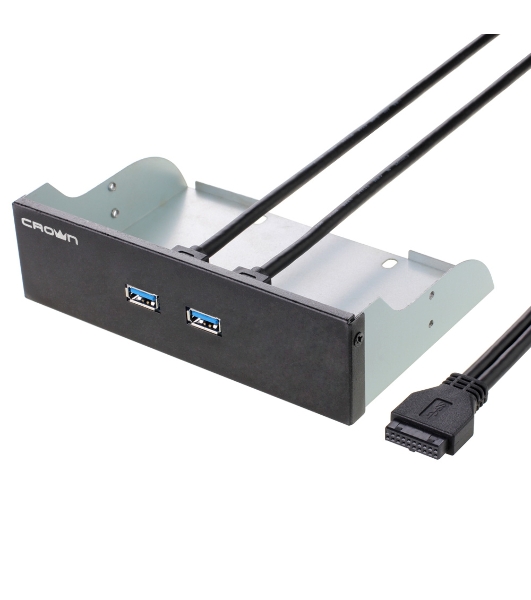Панель CMU3-20 с двумя портами USB 3.0 в слот 5.25 компьютерного корпуса