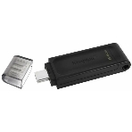 Флешка USB Kingston DataTraveler DT70 (DT70/64Gb), 64Gb, USB Type-C 3.2, R/W 70/45, черный, фото13
