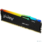 Оперативная память Kingston Fury Beast Black RGb, DDR5, 8Gb (1x8Gb), 5600MHz, CL36, DIMM, с радиатором, RGb, черный, фото3