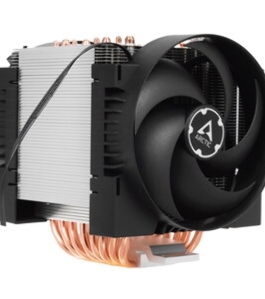 Вентилятор для процессора Arctic Freezer 4U-M Rev. 2 серебристый/черный, 120 мм, алюминий/медь, 2300 об/мин, 40 дБ, 4 pin, 350 Вт, 145 мм