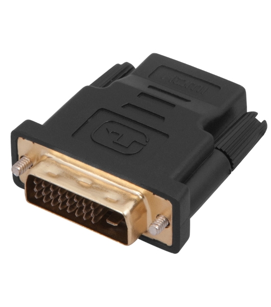 Переходник Rexant шт.DVI - гн.HDMI GOLD