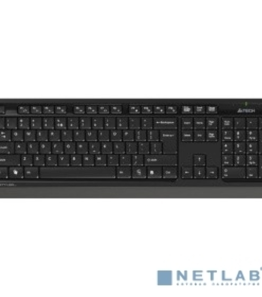 Комплект клавиатура+мышь A4Tech FStyler FG1010 беспроводной, USB, 2000 DPI, чёрный