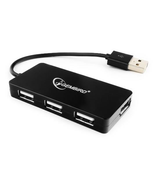 USB-концентратор Gembird UHB-U2P4-03, USB 2.0, USB 4 порта, USB