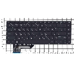 Клавиатура для ноутбука HP Envy 14-K черная с подсветкой, фото2