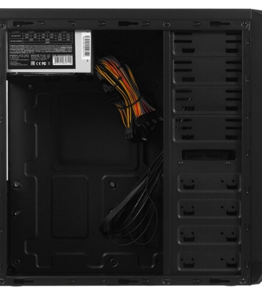Компьютерный корпус Miditower ExeGate EX287030RUS UN-604-UN600 (ATX, БП UN600 с вент. 12см, 2*USB+2*USB 3.0, аудио, черный)
