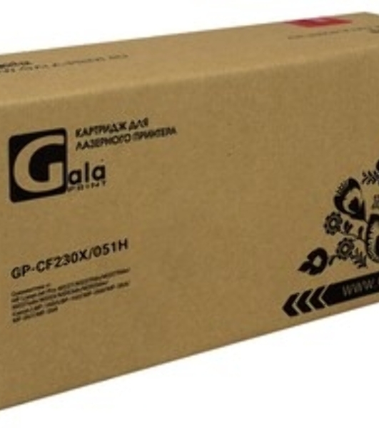 Картридж лазерный GalaPrint GP-CF230X/051Н (№30X) черный (4100 стр.) для HP LaserJet Pro M227/M227fdn/M227fdw/M227sdn/M203/M203dn/M203dw/Canon LBP-160/LBP-162/MF-260/MF-264/MF-267/MF-269