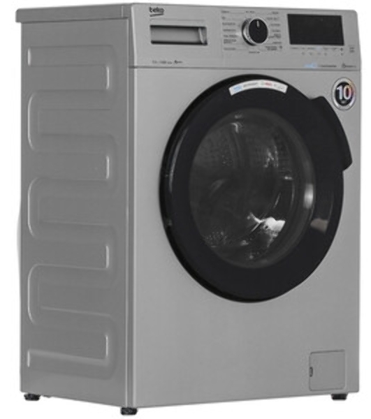 Стиральная машина Beko WSPE7H616S cеребристый, загрузка фронтальная 7,5 кг, 1200 об/мин., класс: А