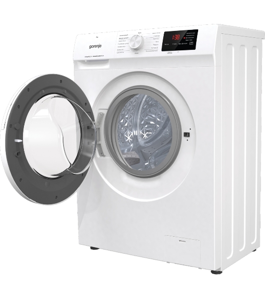 Стиральная машина Gorenje WHE60SFS белый загр. фронтальная макс.: 6 кг 1000об/мин класс: А+++