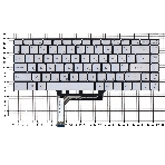 Клавиатура для ноутбука MSI GF63 GF63 8RC GF63 8RD, серебристая с подсветкой, фото2