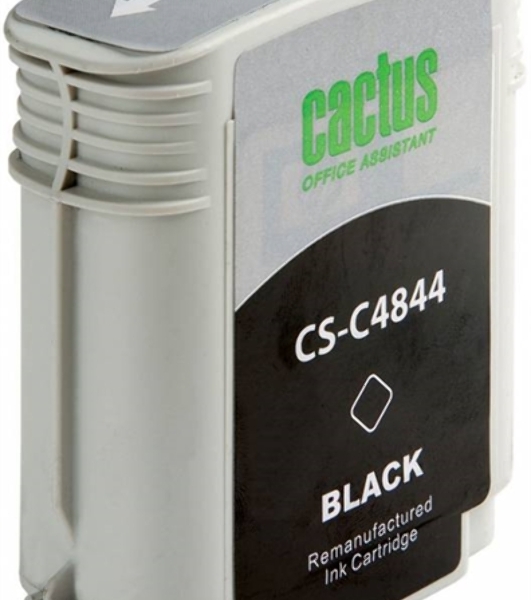 Картридж струйный Cactus CS-C4844 черный (72 мл) для №10 HP 2000/2500/1000/1100/1200