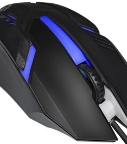 Мышь проводная ExeGate Gaming Standard Laser GML-17 черный, 1200 dpi, USB, кнопки - 3