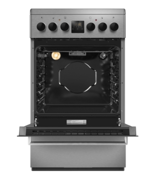 Плита электрическая Maunfeld MEC55CS08D серебристый, конфорок 4 шт, духовка 60 л, 50 см x 85 см x 60 см