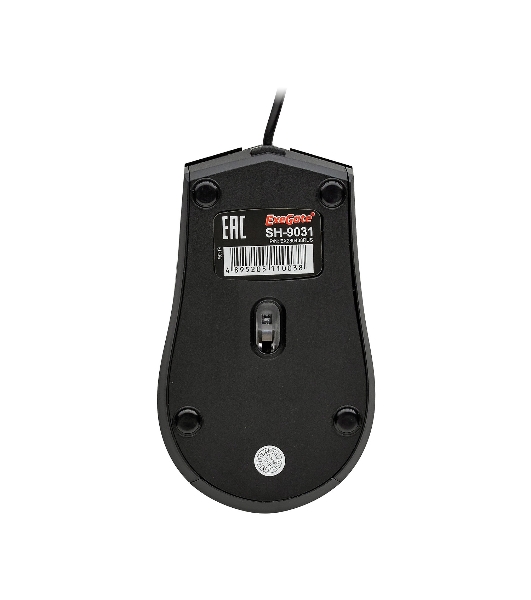 Мышь проводная ExeGate Professional Standard SH-9031 черный, 1000 dpi, USB, кнопки - 3