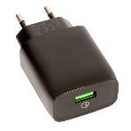 Сетевое зарядное устройство QC 3.0/ HOCO HC-32507 C72Q/ 1 USB/ Выход: 5V_9V_12V, 18W, черный, фото2