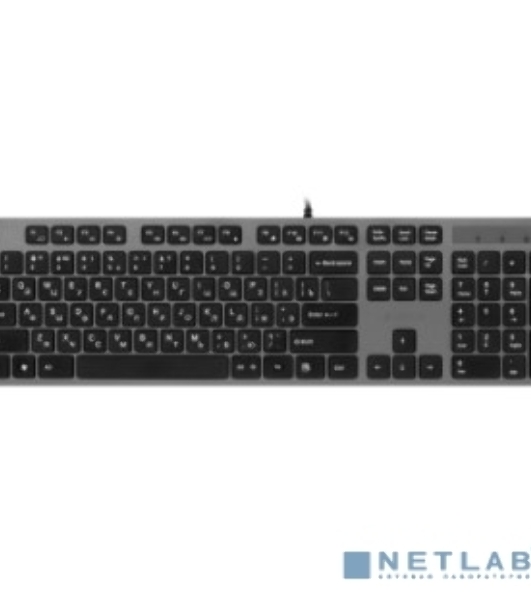 Клавиатура A4Tech KV-300H проводная, USB Type-A, серый