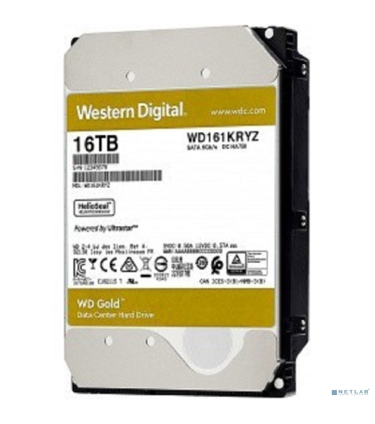 Жесткий диск Western Digital SATA 16Tb 7200RPM 6Gb/S 512MB GOLD WD161KRYZ