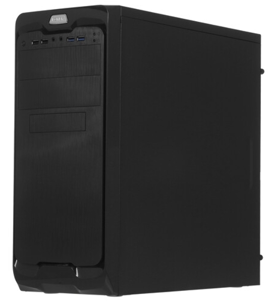 Компьютерный корпус Miditower ExeGate EX287030RUS UN-604-UN600 (ATX, БП UN600 с вент. 12см, 2*USB+2*USB 3.0, аудио, черный)