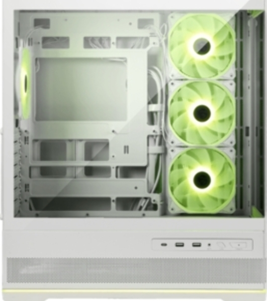 Компьютерный корпус MSI MAG Pano 110R PZ белый без БП ATX 6x120мм 7x140мм 2xUSB 3.0 1xUSB3.1 audio AirDuct bott PSU