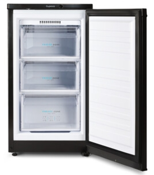 Морозильная камера Бирюса B412 черный, 80л, 3 ящика
