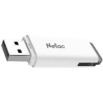 Флешка USB Netac U185 (NT03U185N-032G-20WH), 32Gb, USB 2.0, R/W 25/10, белый/серый, фото4