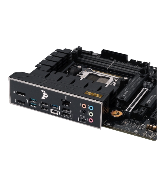 Материнская плата ASUS TUF GAMING B650M-PLUS, AM5, AMD B650, 4xDDR5, 4xSATA, 2xM.2, 1xPCIe 4.0 x16, 1xPCIe 4.0 x4, 1xDP, 1xHDMI, 1x 2.5Gb LAN, 4xUSB-A 3.2 Gen 2, 1xUSB-A 3.2 Gen 1, 1xUSB-C 3.2 Gen 2x2, 5x3.5 мм, 7.1, mATX