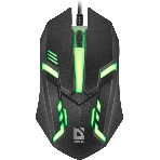Мышь проводная Defender Cyber MB-560L черный, 1200 dpi, USB, кнопки - 3, фото10