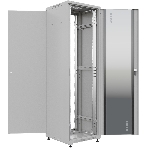 Шкаф серверный NTSS Премиум (NTSS-R22U6060GS) напольный 22U 600x600 мм пер. дв. стекл. металл 900 кг серый IP20 сталь, фото 1