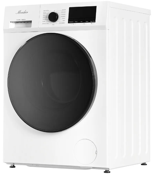 Стиральная машина Monsher MWDM 665 Blanc белый, загрузка фронтальная 10.5 кг, 1400 об/мин, класс A