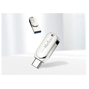 Флешка USB R/W Netac USB Drive U785C USB3.0+TypeC 64Gb, retail version