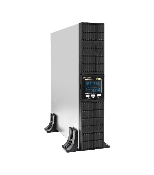 Источник бесперебойного питания On-line ExeGate PowerExpert ULS-2000.LCD.AVR.6C13.USB.RS232.SNMP.BC.2U 2000VA/2000W, On-Line, PF=1, LCD, 6*C13, RS232, USB, SNMP-slot, встроенные батареи 12V 7.2Ah - 6шт, батарейный коннектор, подключение до 4 внешних батарейных блоков 72В, Rackmount 2U/Tower, металлический корпус, черный