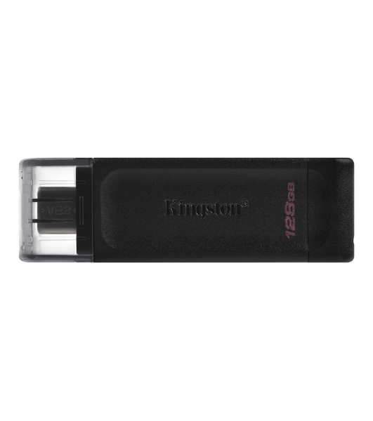 Флешка USB Kingston DataTraveler DT70 (DT70/128Gb), 128Gb, USB Type-C 3.2, R/W 70/45, черный