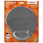 Коврик для мыши Defender гелевый Easy Work (серая лайкра) нескользящ.основа,260х225х5мм, фото11