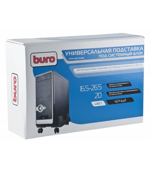 Подставка Buro BU-CS3BL черный