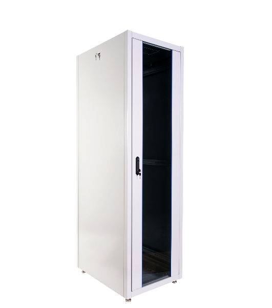 Шкаф телекоммуникационный напольный ЭКОНОМ 42U (600 × 800) дверь металл 2 шт.