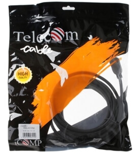 Кабель HDMI 19M/M,ver. 2.1 8KX60Hz (Econom) 5m Telecom TCG245C-5M
