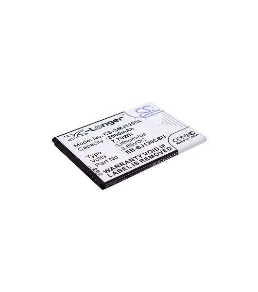 Аккумулятор CameronSino CS-SMJ120SL EB-BJ120BBE для Samsung Galaxy J1 SM-J120F 3.85V, 2000mAh, 7.70Wh