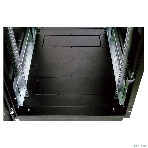 Шкаф телекоммуникационный напольный 42U (600x1000) дверь перф. 2шт, черный, фото12