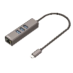 Сетевой адаптер ORIGO OU330N/A1A USB-C, 3xUSB 3.0, 1x1000Base-T, фото 1