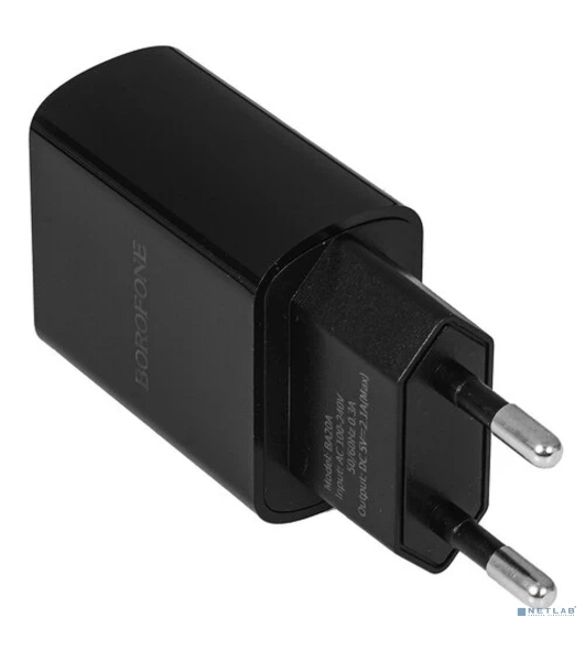 Сетевое зарядное устройство BOROFONE (6931474702081) BA20A черный