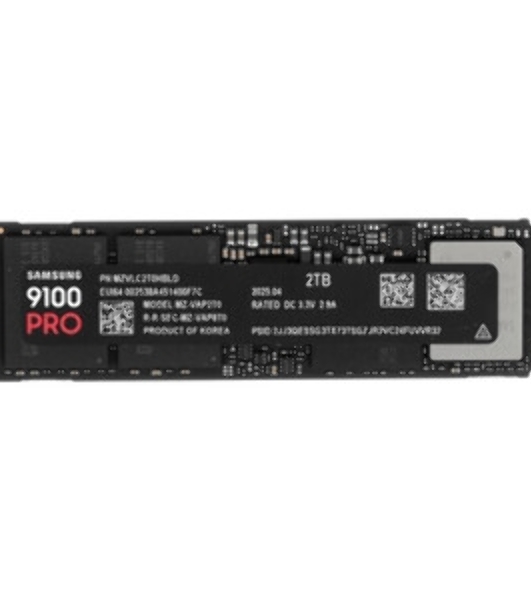 Накопитель SSD 2Tb Samsung 9100 PRO, M.2, PCI-E 5.0 x4, TLC 3D NAND R/W - 14800/13400 Mb/s
