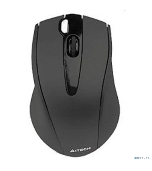 Мышь беспроводная A4Tech G9-500F черный, 1200 dpi, радиоканал, USB, кнопки - 4