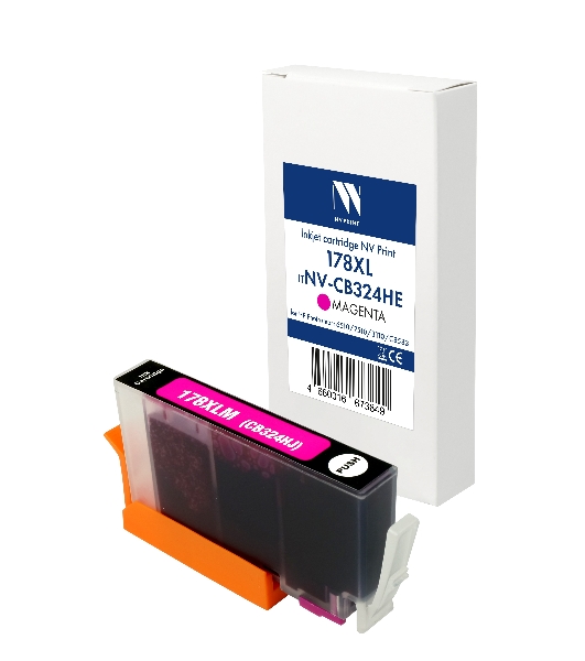 Картридж струйный NVPrint 178XL (NV-CB324HE) Magenta для HP Photosmart 6510/7510/B110/C8583 (15 мл) совместимый