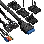Компьютерный корпус Miditower ExeGate i3 BASE-NPX600 (ATX, БП 600NPX с вент. 12 см, с окном, 1*USB+1*USB 3.0, аудио, 4 вент. 12см с RGb подсветкой), фото13