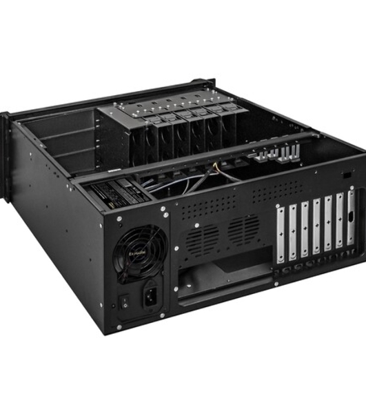 Серверный корпус ExeGate Pro 4U4021S (RM 19', высота 4U, глубина 480, БП 600ADS, USB)