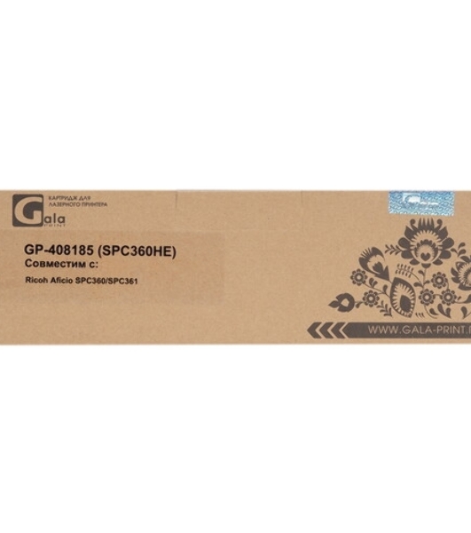 Принт-картридж GalaPrint GP-408185 (SP-C360HE) голубой (6000 стр) для Ricoh Aficio SPC360/SPC361